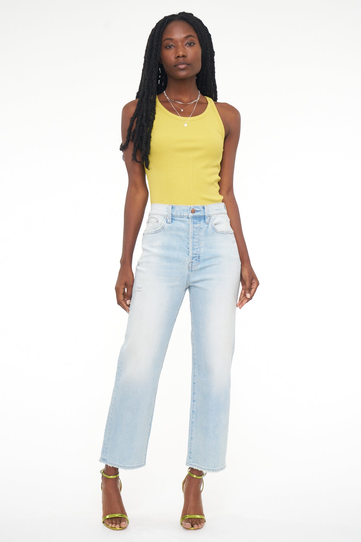 Cassie Crop Super High Straight Crop - Palisade Vintage
            
              Sale